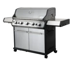 SANTOS S-518 Mit Seiten- & Heckbrenner, Edelstahl Inkl. Drehspieß, Rostheber & Silikonablage & Graviertes ZWILLING Pro Messer -Petromax Verkaufsgeschäft 3e0509f815c7a7afc853b8188f5dd661