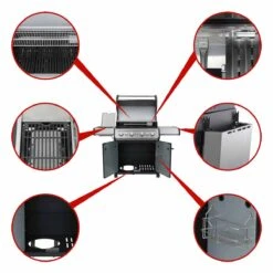 SANTOS S-418 Mit, 30 Mbar Für PT, ES, NL, BE, FR, Schwarz -Petromax Verkaufsgeschäft 64355148adbedbfc9a65b292b09e564d