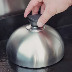 SANTOS Grillglocke Edelstahl, 2er Set -Petromax Verkaufsgeschäft 6b3d1f18b1bd3824891a17f00e6333be