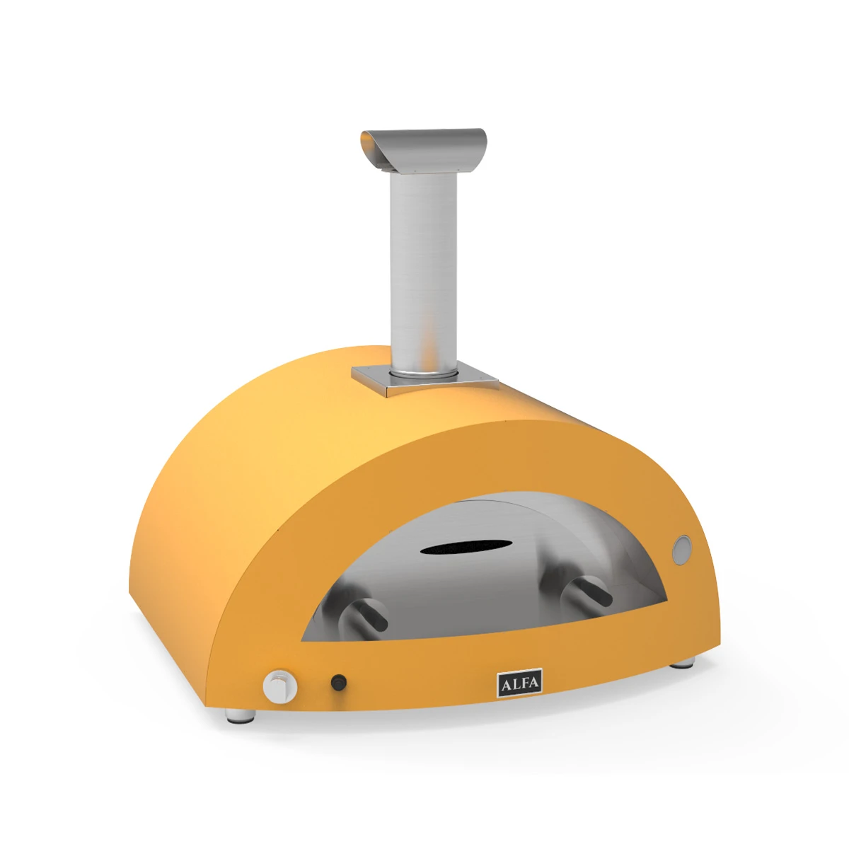Alfa Forni Gas Pizzaofen Allegro Moderno Gelb 2 Alfa Forni Gas Pizzaofen Allegro Moderno Gelb – Bild 2