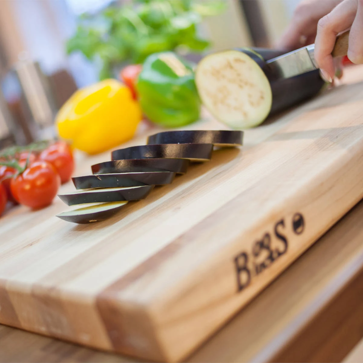 Boos Blocks Schneidebrett ChefLite, Ahorn Mit Griffmulden 46x31x3 Cm 3 Boos Blocks Schneidebrett ChefLite, Ahorn Mit Griffmulden 46x31x3 Cm – Bild 3