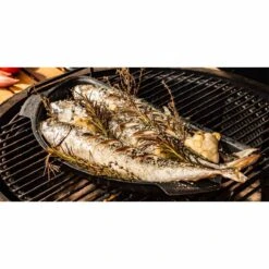 Big Green Egg Gelochter Grillrost, Halbrund Für XL