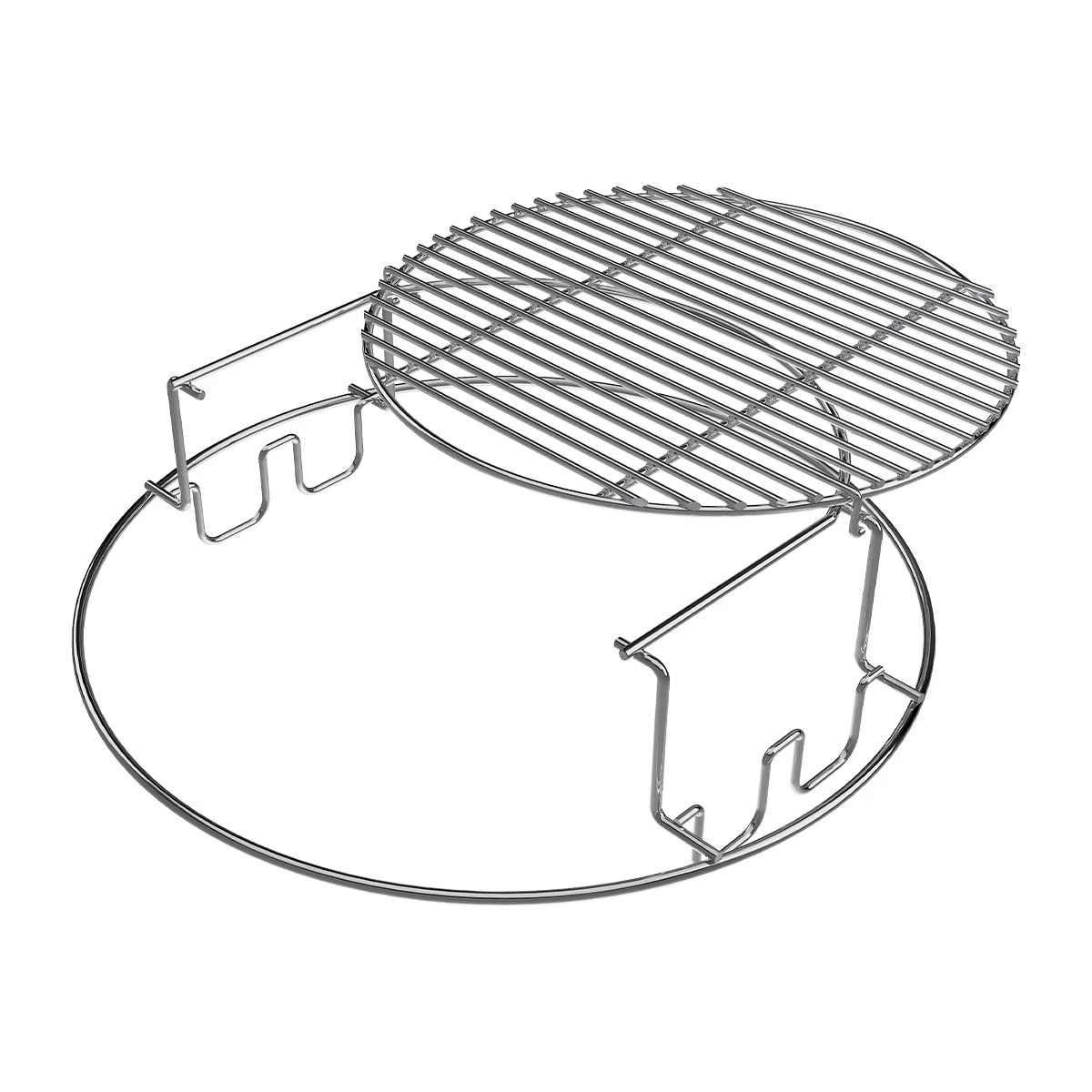 Big Green Egg Ständerrost, Zweiteilig Für XL 2 Big Green Egg Ständerrost, Zweiteilig Für XL – Bild 2