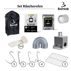 Borniak Räucherofen Erweiterungsset Smoker ZS-70