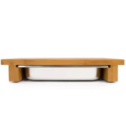 Cleenbo Classic Schneidebrett Bambus Mit Edelstahlwanne -Petromax Verkaufsgeschäft cleenbo bamboo gn ef629314234e381d8247849a636d7c77