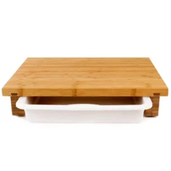 Cleenbo Classic Schneidebrett Bambus Mit Kunststoffwanne -Petromax Verkaufsgeschäft cleenbo classic bamboo xl 00112157a9105ae0540abe7bd99c0607
