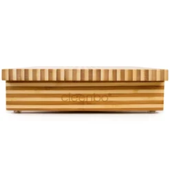 Cleenbo Classic Schneidebrett 43x29 Cm, Bambus Bicolor Mit Edelstahlwanne -Petromax Verkaufsgeschäft cleenbo classic gn bamboo bicolor cfcb508b7c4d50bbdc91d47deac9f689