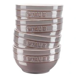 STAUB Schüsselset, 4-tlg, Antik-Grau, 400ml