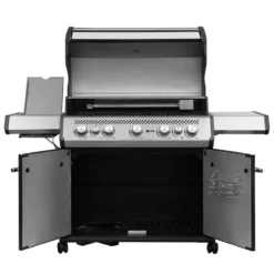 SANTOS S-518 Mit Seiten- Und Heckbrenner, Schwarz, Inkl. Drehspieß, Rostheber & Silikonablage & Graviertes ZWILLING Pro Messer -Petromax Verkaufsgeschäft e70e35694f5e40ae83c4650efcb9c9bd