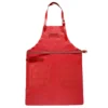 Feuermeister Lederschürze Rot Gr. 1, Mit 2 Taschen
