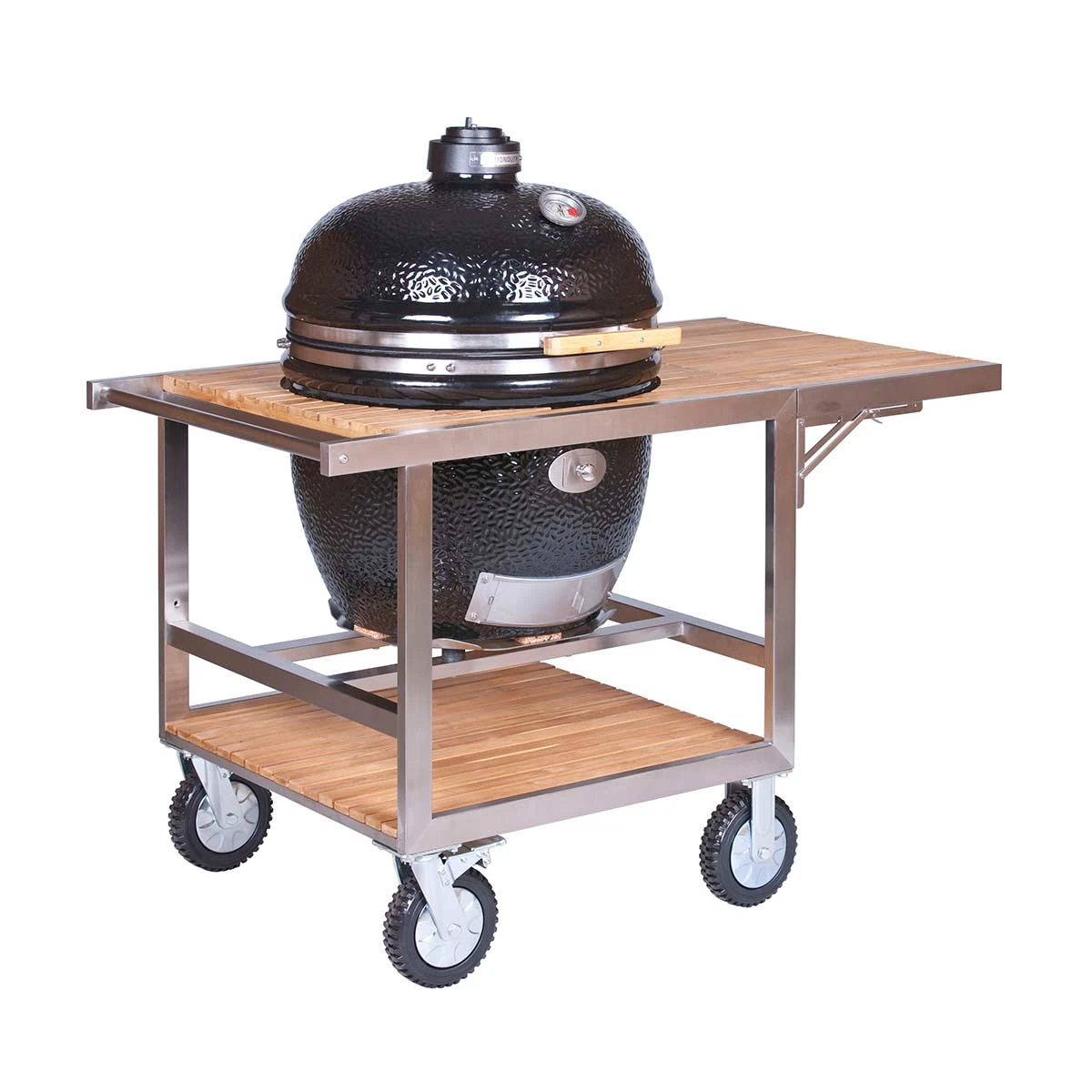 Monolith Buggy Mit Seitentisch Für LeChef Keramikgrill 1 Monolith Buggy Mit Seitentisch Für LeChef Keramikgrill