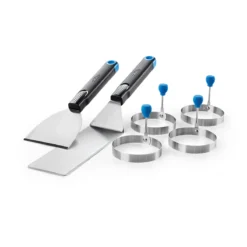 Napoleon Eierringe Frühstücksset, Edelstahl, 6-tlg.