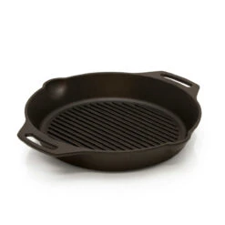 Petromax Grillpfanne Gusseisen Gp30h-t Mit Zwei Henkeln, Ø 30 Cm