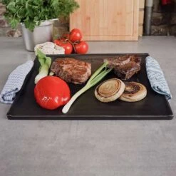 SANTOS Wende-Grillplatte Gusseisen Für S-Serie, 43 X 37,5 Cm -Petromax Verkaufsgeschäft santos wende grillplatte gusseisen fuer s serie 43 x 37 5 cm 966f6a28a823de82b0605842f62c0ce4