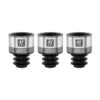 ZWILLING FRESH & SAVE Vakuum Edelstahl Weinverschluss Set, 3-teilig, Grau